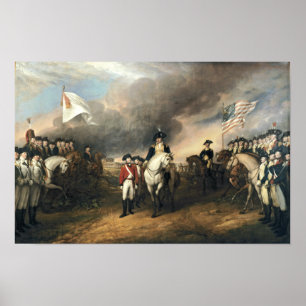 Poster La reddition de seigneur Cornwallis