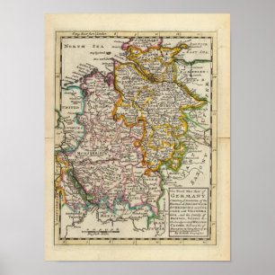 Poster La région du nord-ouest de l'Allemagne