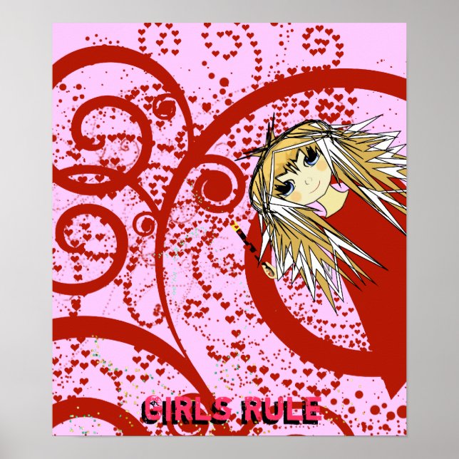 Poster La règle des filles (Devant)