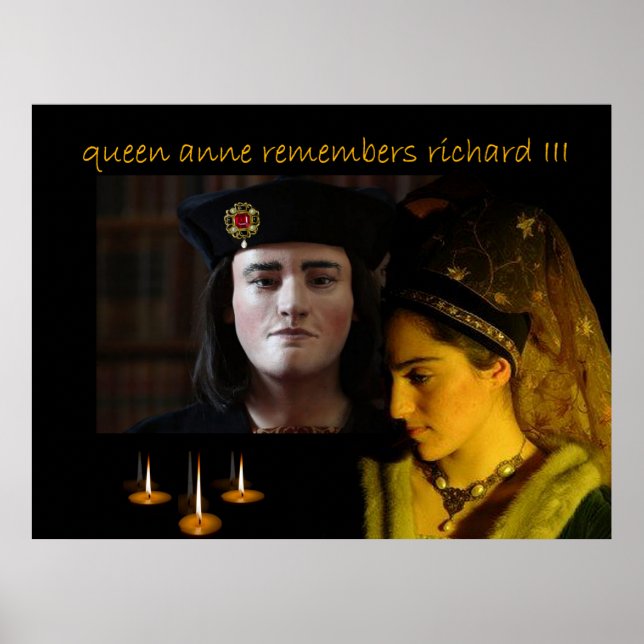 Poster La reine Anne Neville se rappelle Richard III (Devant)