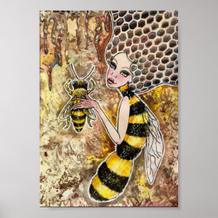 Poster La reine d'abeille