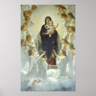Poster La reine des anges William Adolphe Bouguereau