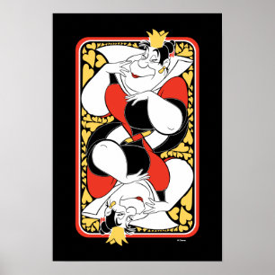 Poster La Reine des Coeurs Plateau de cartes