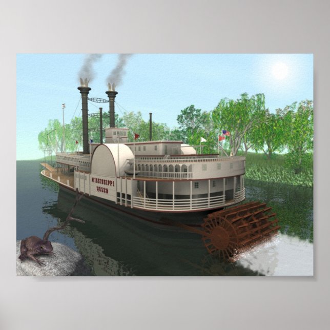 Poster La reine du Mississippi (Devant)