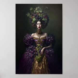 Poster La reine du raisin