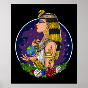 Poster La reine égyptienne Cléopatra