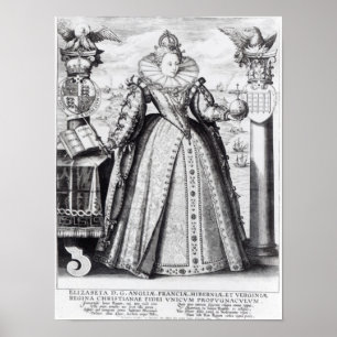Poster La Reine Elizabeth I 1596