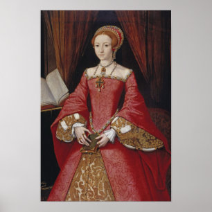 Poster La Reine Elizabeth la première copie de portrait