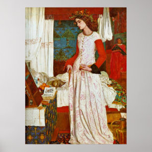 Poster La Reine Guinevere par William Morris