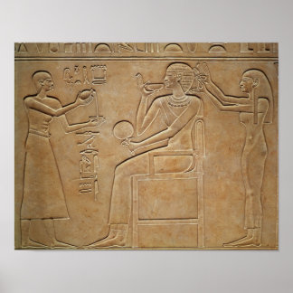 Poster La reine Kawit à ses toilettes