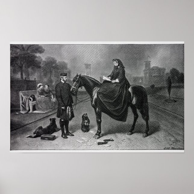 Poster La reine Victoria à Osborne (Devant)
