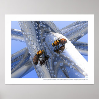 Poster La rencontre - La réunion (version bleue)