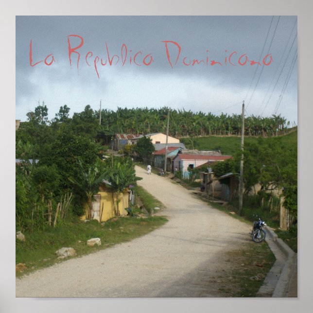 Poster La Républica Dominicana/République Dominicaine (Devant)