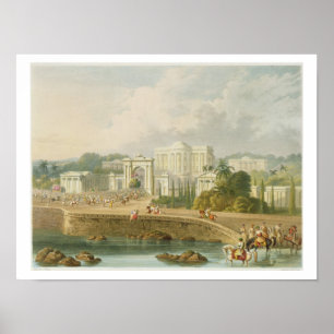 Poster La résidence britannique à Hyderabad en 1813, de V