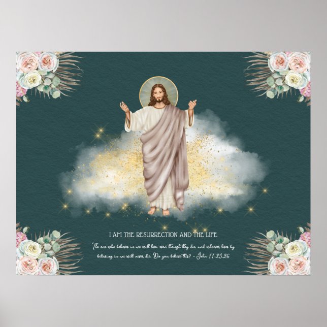 Poster La Résurrection de Jésus-Christ - Pâques (Devant)