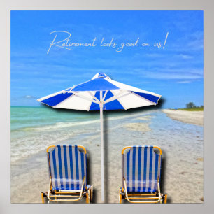 Poster La retraite nous va si bien ! Plage de l'île de Sa