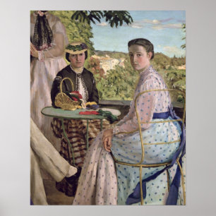 Poster La Réunion de famille, coordonnée de deux femmes