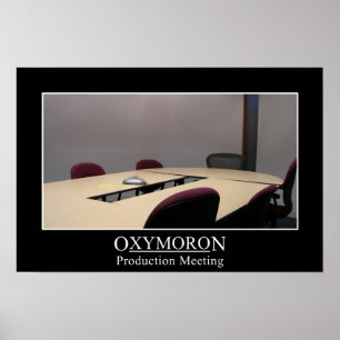 Poster La réunion productive est un oxymoron (L)