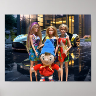 Poster La richesse et la célébrité sont attirantes.