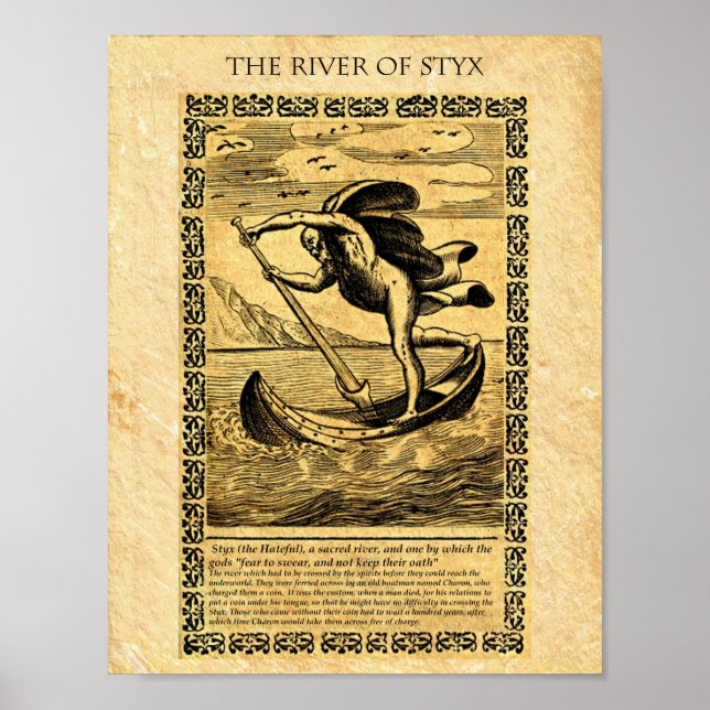 POSTER LA RIVIÈRE DE STYX (Devant)