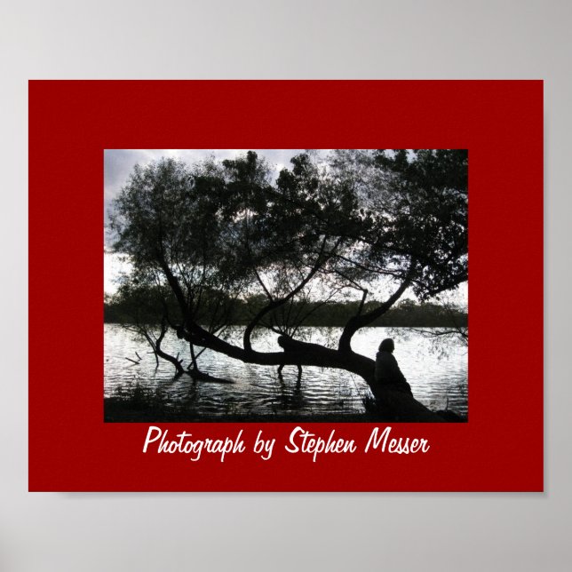 Poster La rivière James à Silhouette (Devant)