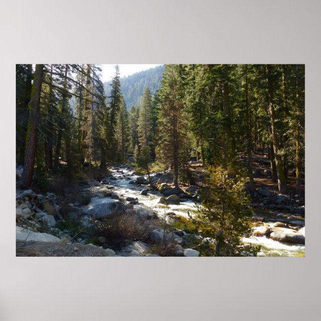 Poster La rivière Kaweah dans le parc national de Sequoia (Devant)