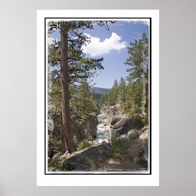 Poster La rivière Stanislaus près de Kennedy Meadows - Po (Devant)