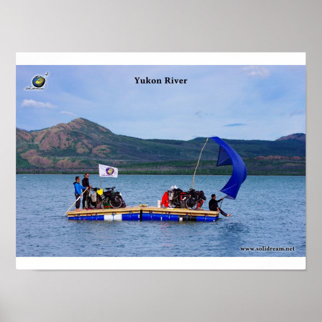 Poster La rivière Yukon en radeau (Devant)