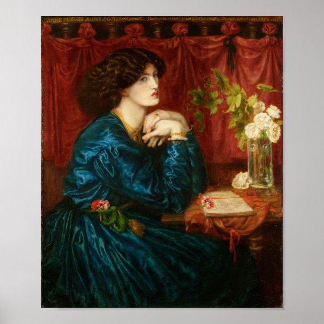 Poster La robe bleue en soie (Devant)