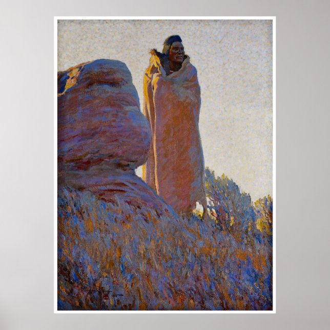 Poster La robe de médecine par Maynard Dixon 1915 (Devant)