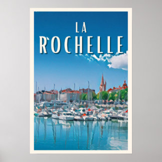 Poster La Rochelle Photo Vintage