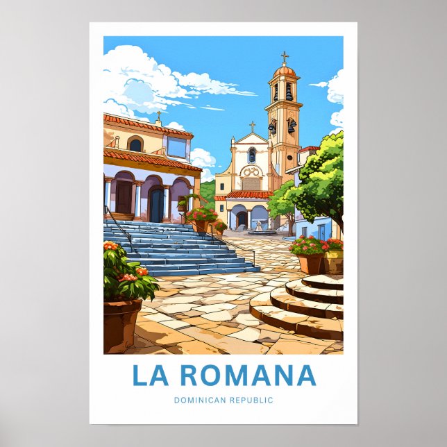 Poster La Romana République Dominicaine Imprimer (Devant)