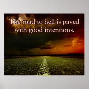 Poster La route à l'enfer