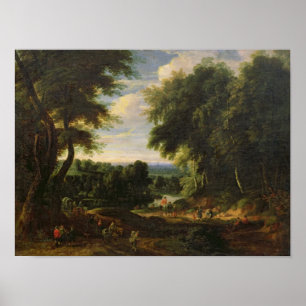 Poster La route de Boitsfort depuis Auderghem