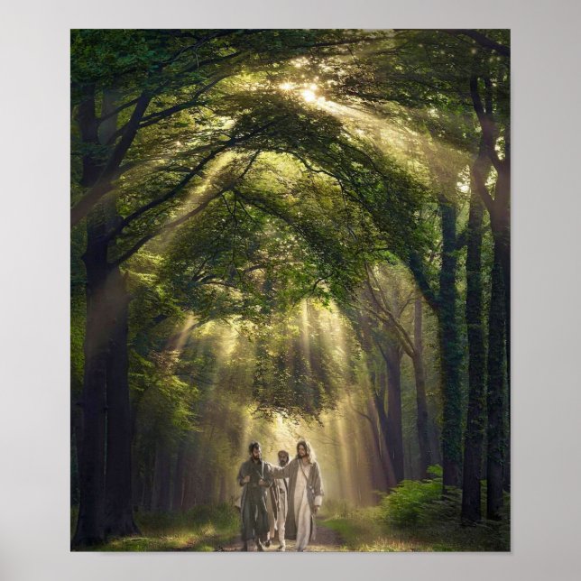 Poster La route d'Emmaüs. (Devant)