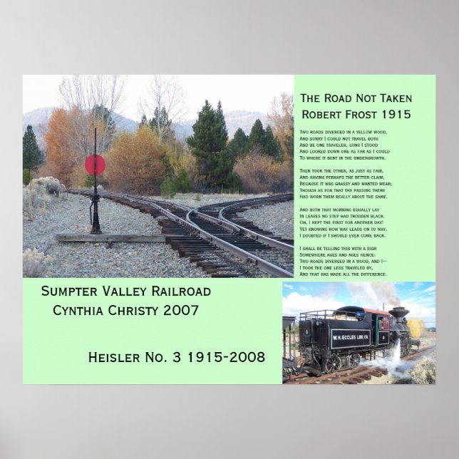 Poster La route non prise 2008 (Devant)