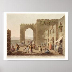 Poster La rue principale à Bethlehem, des 'vues de