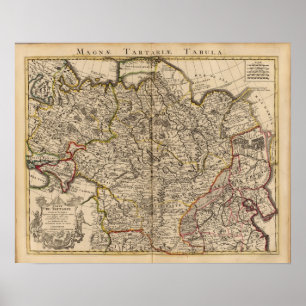 Poster La Russie, Chine, Asie
