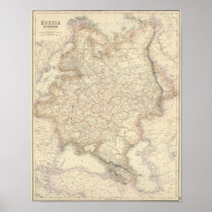 Poster La Russie et l'Europe