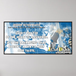 Poster La sagesse dans la prière