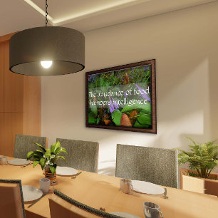 Poster La sagesse latine cite l'affiche de l'intelligence