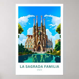 Poster La Sagrada Familia Espagne