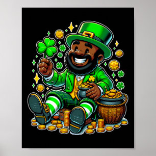 Poster La Saint Patrick de Leprechaun d'Afrique noire