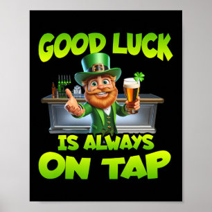 Poster La Saint-Patrick La Chance Est Toujours En Vedette