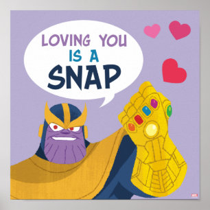 Poster La Saint-Valentin des Avengers Le claquement de
