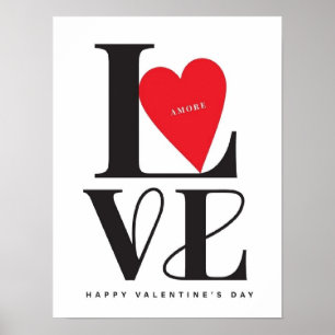 Poster La Saint-Valentin Sois Mienne La Saint-Valentin