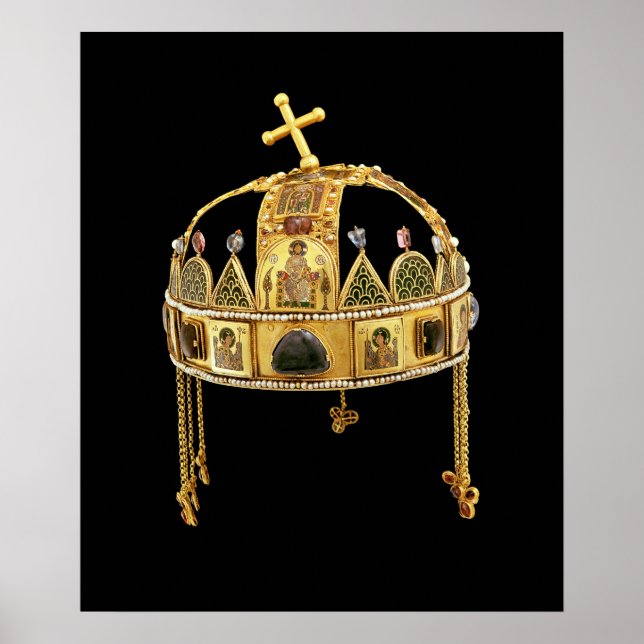 Poster La Sainte Couronne de Hongrie, 11e-12e siècle (Devant)
