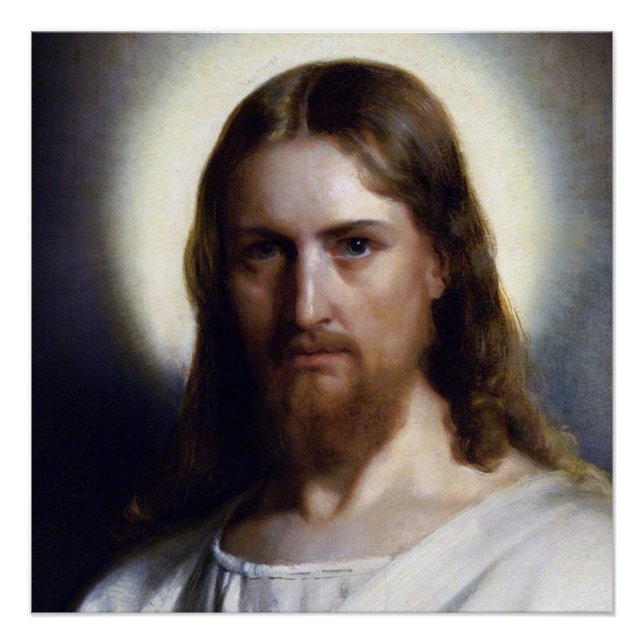 Poster La Sainte Face de Jésus Image de Dévotion. (Devant)