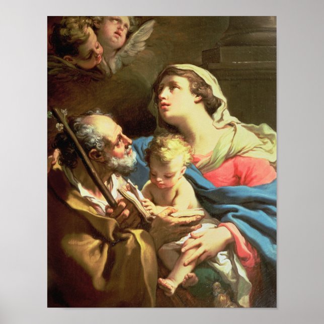Poster La Sainte Famille, 18ème siècle (Devant)
