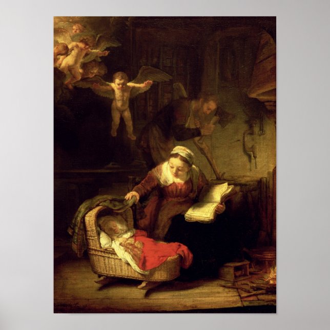 Poster La Sainte Famille, c.1645 (Devant)